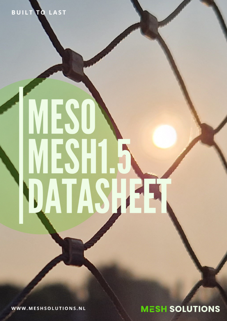 Datasheet - RVS kabelnetten - meso mesh 1,5mm