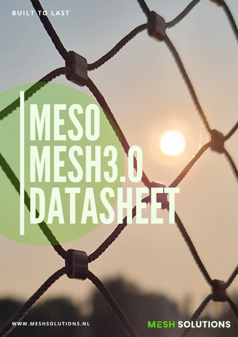 Datasheet - RVS kabelnetten - meso mesh 3,0mm