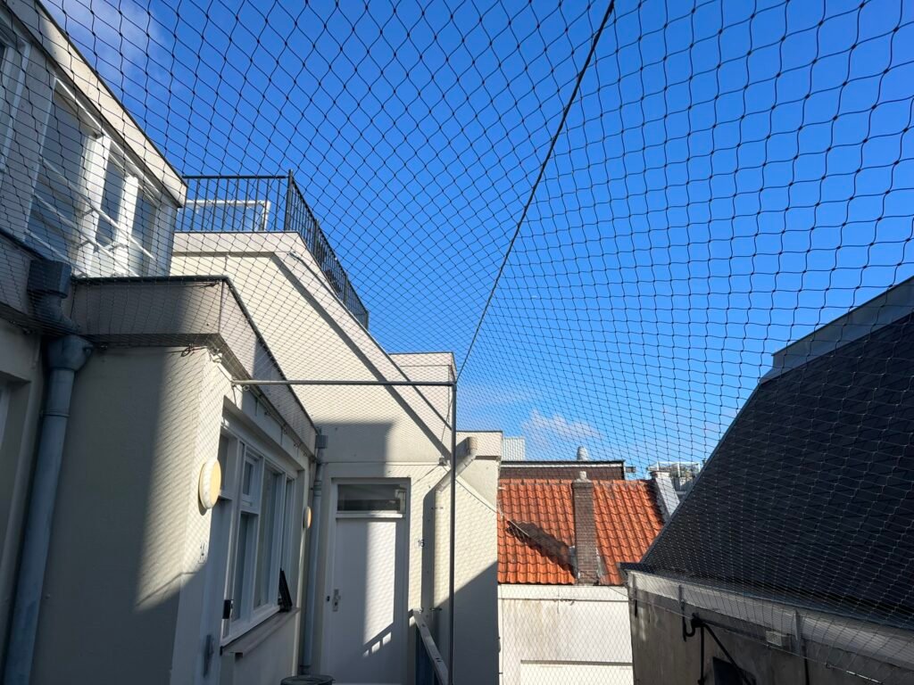 Kabelnetten om duiven te weren Amsterdam - Mesh Solutions