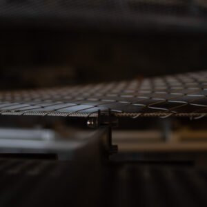 Schalmgat met RVS kabelnetten Papendrecht, detail foto - Mesh Solutions